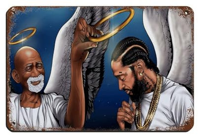 Nipsey Hussle HD-Poster (10) Blechschild, Vintage, Metall, Pub, Club, Café, Bar, Zuhause, Wandkunst, Dekoration, Poster, Retro, 20 x 30 cm