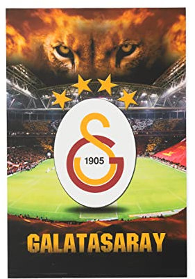 Gök-Türk Wandbild Galatasaray GS 20x30 cm Bild für Wohnzimmer Büro Wohnung Deko Kunstdrucke
