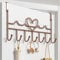 WBDXWB Over The Door Hook, Over Door Hanger for Coat, Towel, Bag, Robe (1 Pack, Bronze)