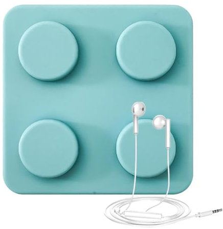 Avvolgicavo per cuffie, avvolgicavo in silicone, retrattile, per avvolgere gli auricolari, avvolgicavo portatile, 3 colori