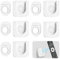 5 PCS Supporto Magnetico per Telecomando, Porta Telecomandi da Parete con Magnete Forte, Ideale per TV, Ventilatori e Caricatori, Facile Installazione Senza Fori, Risparmio di Spazio