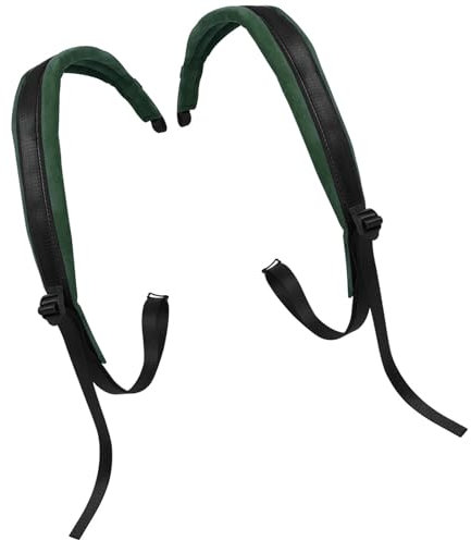 WYLZLKX Verstellbare Akkordeon-Schultergurte, bequemes Geschirr, Akkordeon-Instrumente, Zubehör für einfache Installation, grün, Einheitsgröße
