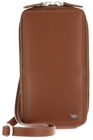 Golden Head Leder Handytasche Polo RFID Protect Handy-RV-Umhängetasche 4046 Cognac braun