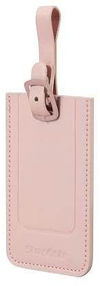 Samsonite TA Revolution - Gepäckanhänger Set 2 Stück, Kofferanhänger für Koffer und Taschen, mit verstellbarem Riemen, Adresskarte, Schutzklappe für Privatsphäre, Rosa (Rose)