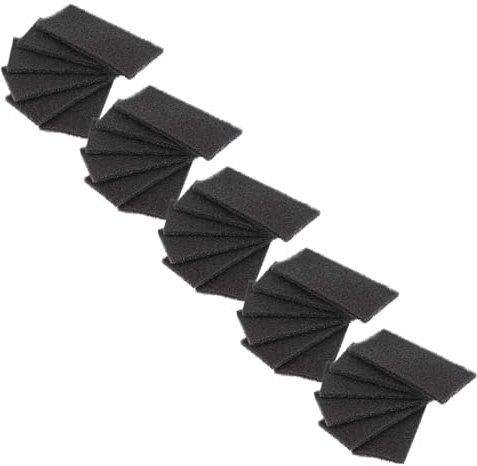vhbw 30x Aktivkohlefilter kompatibel mit Franke Sorter 300, 350 Mülleimer, Abfalleimer - 6,5 x 15,5 x 1,5 cm