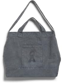 ARMEDANGELS Unisex Tasche aus 100% Bio-Baumwolle NEW BEACH Granit Washed