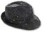 PARTY DISCOUNT Hut Disco mit Pailletten, schwarz
