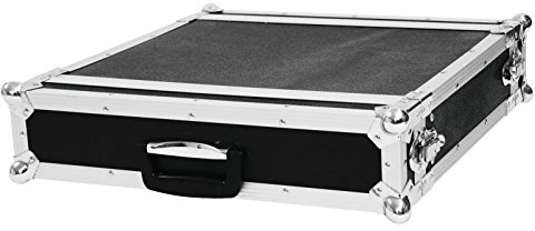 Roadinger Effektrack CO DD, 2 HE, 40cm tief für 483-mm-Steuer- und -Effektgeräte (19) | 2 abnehmbare Deckel | Eingebaute Rackschienen