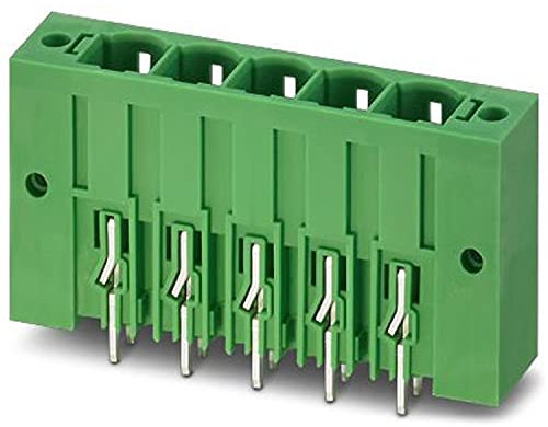 PHOENIX CONTACT PCV 6-16/2-G1F-10,16 Leiterplattengrundleiste, 16mm² Nennquerschnitt, 2 Polzahl, PCV 6-16/..-G1F Artikelfamilie, 16.10mm Rastermaß, Grün, 50 Stück
