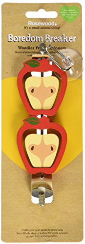 Rosewood Woodies Fruity Spinners, Rabbit Toy & Toy for Small Animals