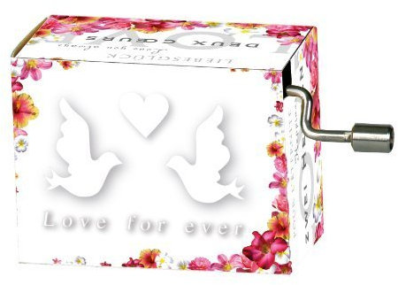 Fridolin 58216 Spieluhr Hochzeitsmarsch / 2 Tauben, klassisch