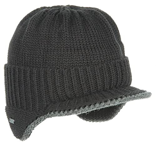 McBURN Dinder Peak Pull-On Hat Damen/Herren - Made in Italy Wintermütze Wollmütze Herrenmütze mit Futter, Futter Winter Herbst-Winter