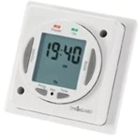 Timeguard NTT03 24-Hour/7-Day Compact Electronic Immersion Heater Timeswitch,White