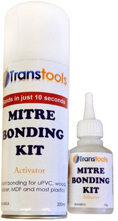 Transtools Mitre Bonding System Kit Superglue and Activator