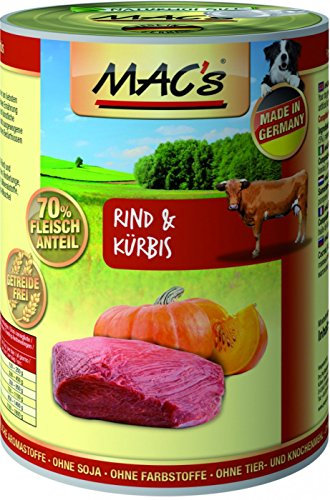 MAC's Dog mit Rind & Kürbis (getreidefrei) 6 x 400 g