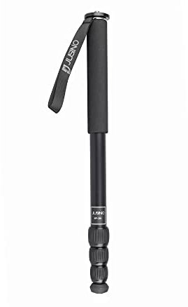 JUSINO Leichtes Aluminium Monopod mit 4 Segmenten bis 159cm Höhe 12kg Belastbarkeit MP-284
