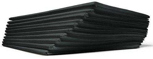 Dr. Güstel Waschfaserlaken ACTIV grau-anthrazit 10+2 kochfeste Vlieslaken 80 x 210 cm
