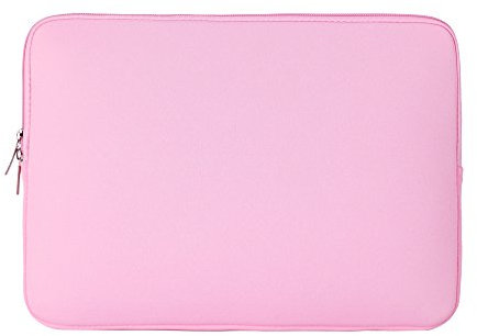 RAINYEAR 14 Pollici Manicotto del Computer Portatile Custodia Protettiva Morbida Compatibile con 15 Pollici Macbook Air M2 M3 M4, 14 Pollici Notebook Computer Ultrabook Chromebook, Rosa