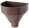 First Plast RCT100M Raccoglitore Pluviale Tondo, Marrone, ø 100 mm