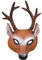 Boland - Halbmaske, Tiermaske mit realistischem Druck und Gummizug, ideal für Tier Faschingskostüme zum Karneval, für Halloween oder eine Mottoparty