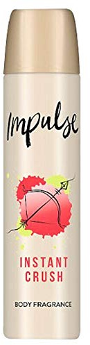 6 x Impulse Deodorant Body Spray 75ml - Instant Crush