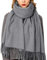 LEIDAI Damen Wollschal Pashmina Schals Kaschmir Winter-Schals für Frauen Schal Umhänge(8#Grau)