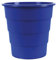 OFFICER PRODUCTS Model 19054621-01 Corbeille à papier en plastique design rond pour bureau cuisine 16 l Bleu élégant et pratique Dimensions : 30,8 x 31 x 30,8 cm
