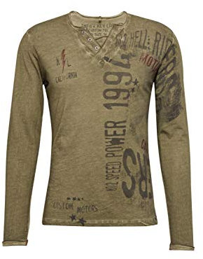 KEY LARGO Herren Speed Button T-Shirt, mil.Green (1502), 3XL