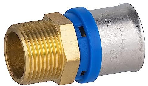 Raccord Multicouche à Sertir Multi profils Ø26 - Mâle 26x34 NOYON & THIEBAULT