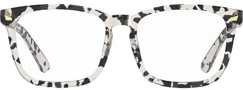 Foxmans™ Blue Light Blocking Glasses for Men & Women | Computer, Gaming & Screen Glasses | Anti Eye Strain, Headaches & Sleep | Non-Prescription | UK Brand | McCartney Everyday Lens (Marble)