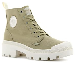 Palladium Women's PALLABASE Twill Basket, TAOS Taupe, 6.5 UK