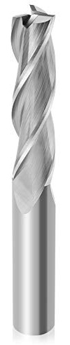 EANOSIC Upcut Spiral Router Bit 3-Flute with 1/2” Shank, Extra Long (4 inch), 1/2” Cutting Diameter, 2” Cutting Length, Carbide CNC Router Bits End Mill for Wood Mortises Carving Engraving