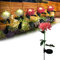 ALLOMN Garten im Freien Solarlichtern, 80cm Künstliche Blumenlampe Wasserdicht Chrysantheme Pathway Dekorative Lichter Solar Landschaftlichter Path Rasen Garten Lampen Hübsch Blume Design