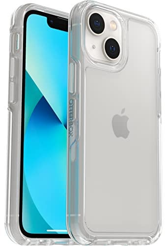 OtterBox Symmetry Clear Case for iPhone 13 mini/iPhone 12 mini, Shockproof, Drop proof, Protective Thin Case, 3x Tested to Military Standard, Antimicrobial Protection, Clear