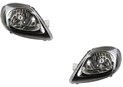 Johns, juego de faros compatible con Opel Vivaro, faros H4, 08/01-08/06, nuevo, juego izquierdo y derecho,