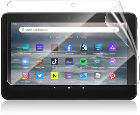SILCOSTAR Confezione da 3 pellicole protettive per schermo LCD per Amazon Fire da 7 pollici (2022), ultra HD, trasparente, per Amazon Fire da 7 e Fire Kids Edition da 7 (2022) di 12a generazione