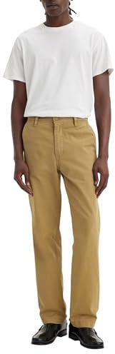 Levi's XX Chino Authentic Straight Pantalones, British Khaki Soft G, 31W / 32L Hombre