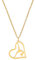 TEAMER Gymnastik Anhänger Trendy Gymnastik Halskette Sport Ballerina Schmuck für Frauen Mädchen für Geburtstag Weihnachten (Stil 2-Gold)
