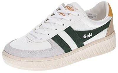Gola, Grandslam Trident CLA415, White/Evergreen/Sun, 42 (Mujer)