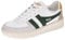 Gola Unisex Grandslam Trident Sneaker, White/Evergreen/Sun, 42 EU