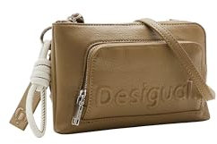 Desigual Women's Mone_Half Logo KAKI 24 LIS Bi-Fold Wallet