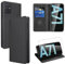 Vauki Hülle Leder für Samsung Galaxy A71 4G/5G Handyhülle mit 1 Schutzfolie, Standfunktion Kartenfach Wallet Schutzhülle Flip Case Cover Stoßfeste Klapphülle für Samsung Galaxy A71 4G/5G 6.7,Schwarz