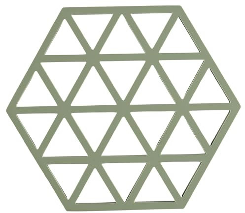 Zone Denmark Triangles Topfuntersetzer/Untersetzer für Töpfe, Silikon, 16 x 14 cm, Rosemary