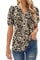 EFFAN Womens Tunic Tops Short Sleeve Summer T Shirts Ladies Blouses Floral Printed Fashion Top Floral_Apricot M (UK 12-14)