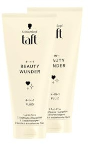 Schwarzkopf Taft Beauty Wunder 4-in-1 Fluid (2x 100 ml), Anti-Frizz-Fluid, verleiht ein gepflegtes Haargefühl, macht das Haar geschmeidig und sorgt für ein natürlich glänzendes Haarstyling
