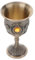SUPBEI Vintage Kelch Kelch Kelch Royal King Arthur Weinbecher Renaissance Mittelalter Geschenke Geeignet für Kommunion Weihnachtswein Handgemacht Mittelalter Dekor Gothic,Bronze
