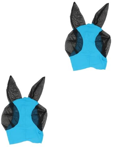 BESPORTBLE 2St Pferdekopf Mesh Maske Pferdekopf Fliegenprävention Pferdefliege