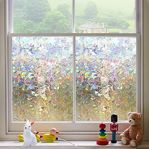 Hoonng Vinilos para Cristales, Vinilo para Ventanas, Luna, 75 * 200cm