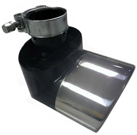OMAC Auspuffblende Endrohr kompatibel mit Smart ForTwo 1998-2007 Edelstahl 33-41mm 1x