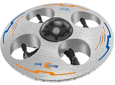 UFO Induction Remote Control Flying Saucer Toy BZa227 (Silver, 17CM)